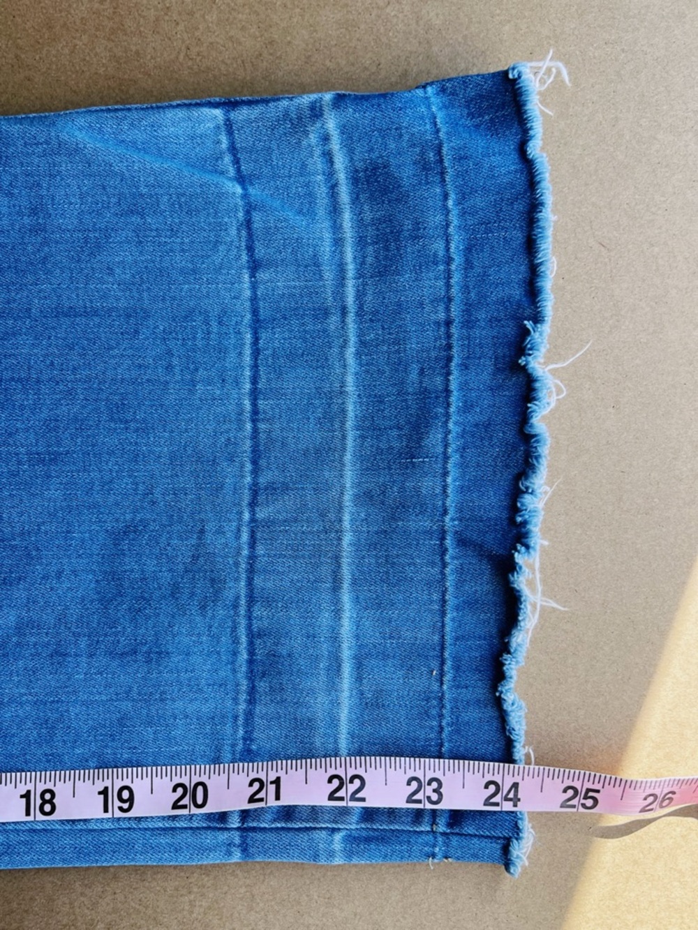 Dollhouse Denim Wide Leg Jumpsuit Light Wash Adjustable Straps Cropped Raw Hem L - Picture 8 of 10